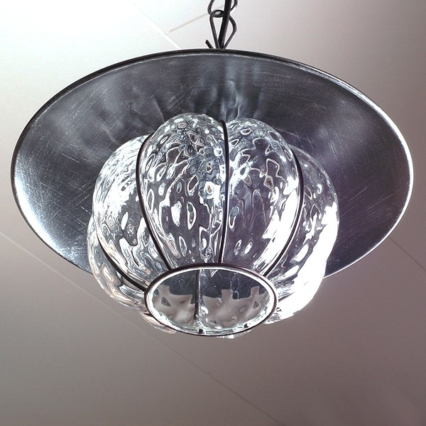 Bottom View Venetian Hanging Lamp Fontana