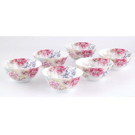Set of 6 Bowls Chinoiserie