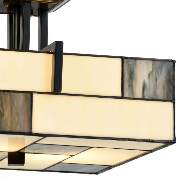 Tiffany Ceiling Lamp Mondrian Detail