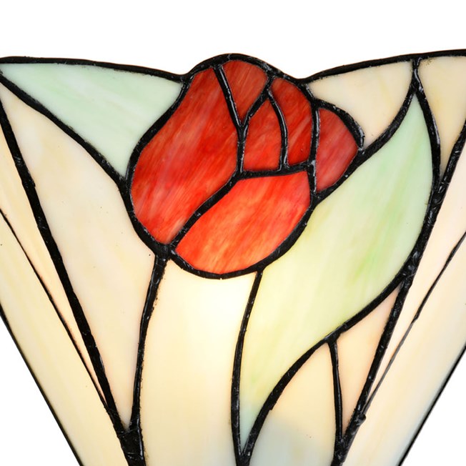 Tiffany Wall Lamp Tulip Detail