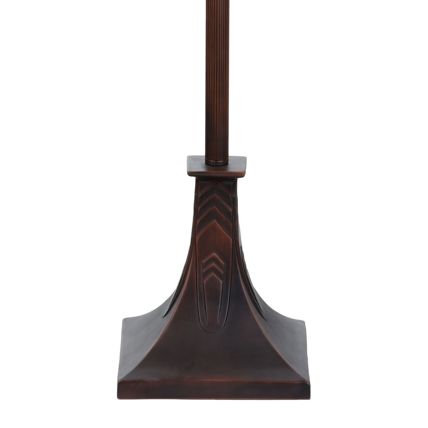 Tiffany Floor Lamp Rising Sun Detail Base