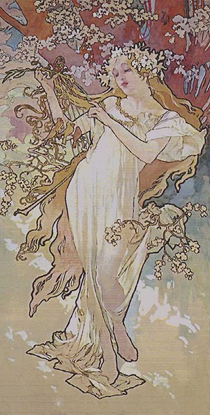Tapestry / Gobelin De Lente