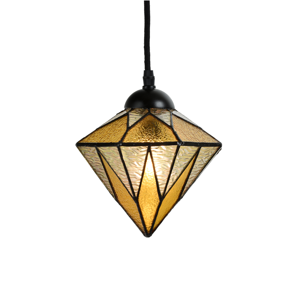 Tiffany Pedant Lamp Aiko Yellow