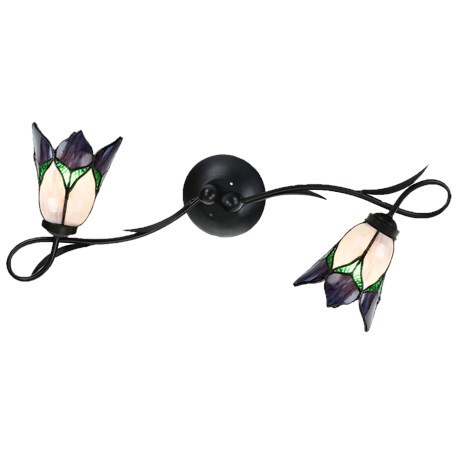 Tiffany Wall Lamp/Ceiling Lamp Lovely Flower Purple 2