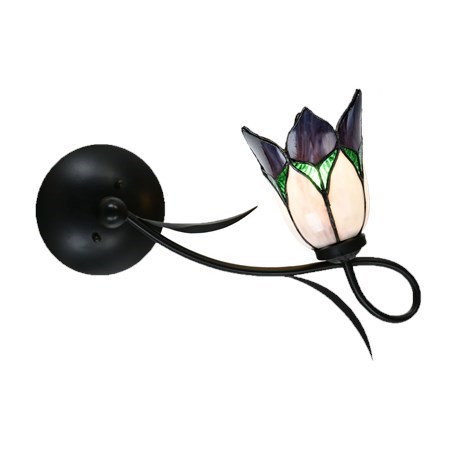 Tiffany Wall Lamp/Ceiling Lamp Lovely Flower Purple