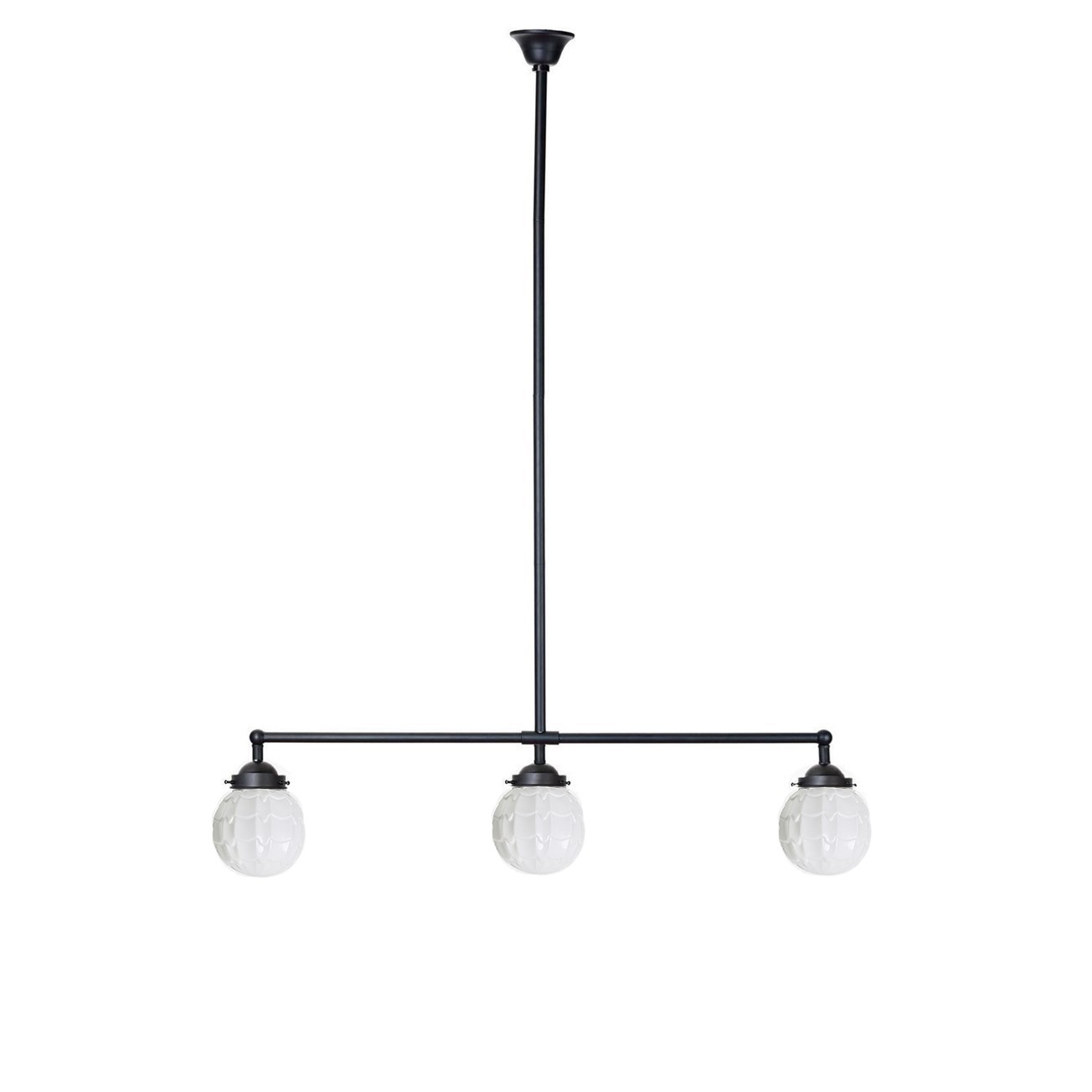 Hanging Lamp 3-Light with Artichoke