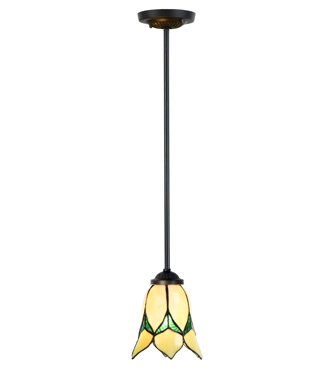 Tiffany Pendant Lamp Lovely Flower Yellow Pendel