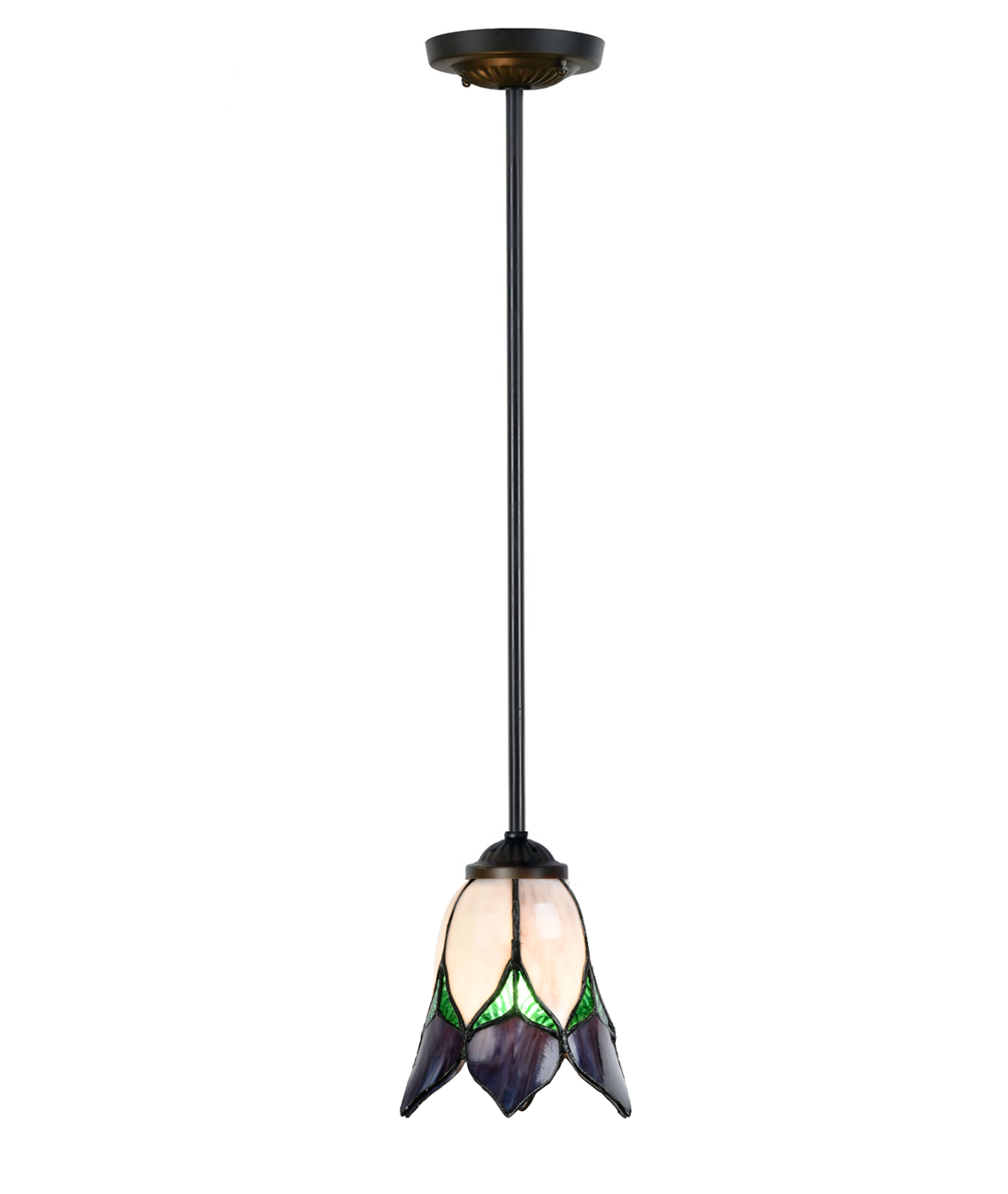 Tiffany Pendant Lamp Lovely Flower Purple Pendel