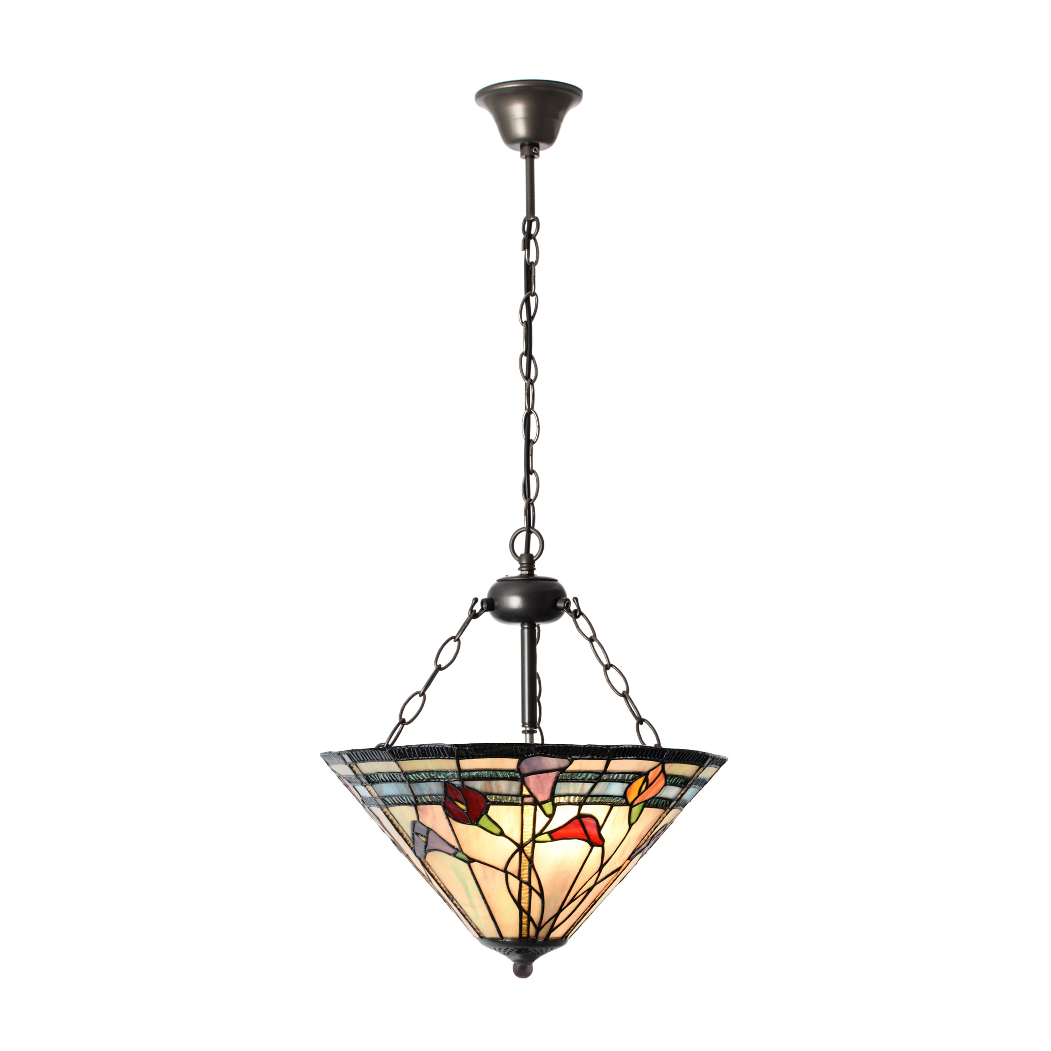 Tiffany Pendant Light Calla with 3 chains