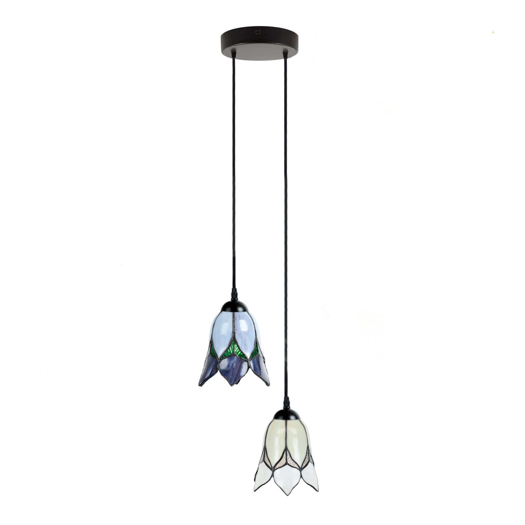 Tiffany Chandelier Lovely Flower with 2 different colors