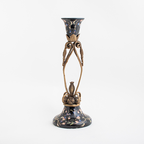 Art Nouveau Kandelaar Delphinium