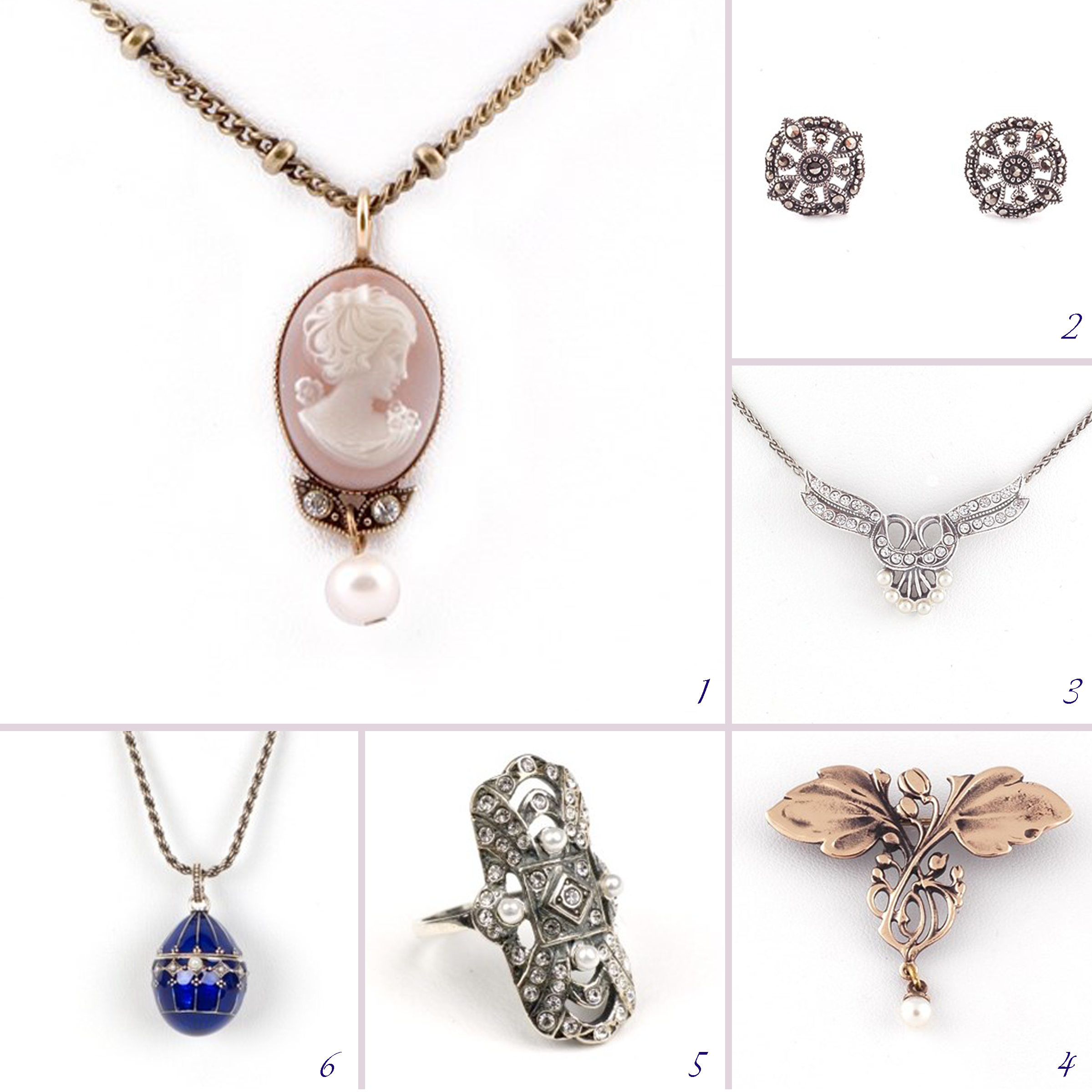 Collage Klassieke Sieraden Collage Klassieke Sieraden